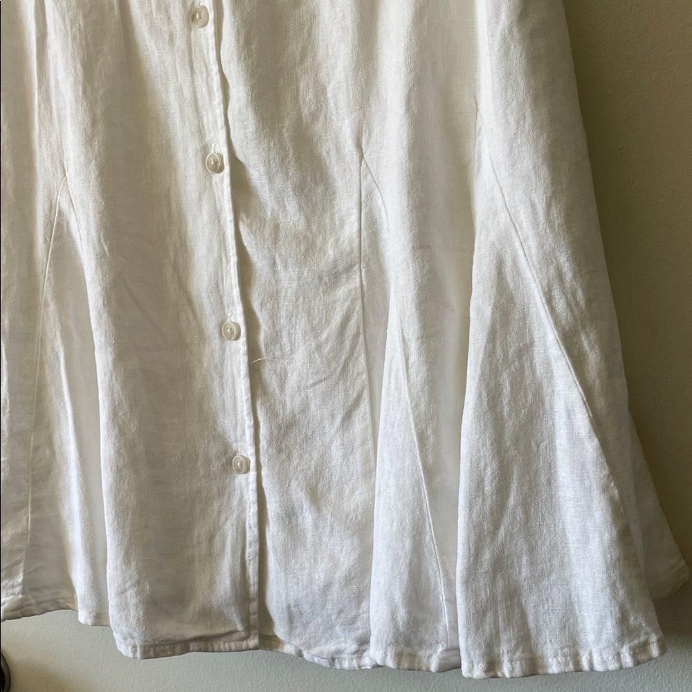 Universal Thread White Button-Front Midi Dress - Picture 7 of 9